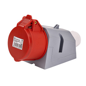 CEE nástěnná zásuvka silnoproudová, 5-pólová, 16 A/400 V, IP44