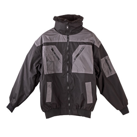 Celoroční pracovní bunda 4v1, černá/antracit, XXXXL