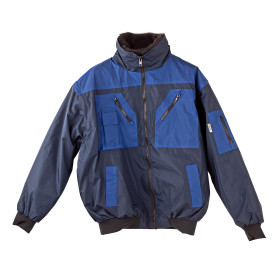 Celoroční pracovní bunda 4v1, námořnická modrá/modrá, XXXL