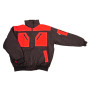 Celoroční pracovní bunda 4v1, černá/červená, XXXXL
