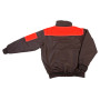 Celoroční pracovní bunda 4v1, černá/červená, XXXXL