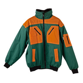Celoroční pracovní bunda 4v1, zelená/oranžová, XXXXL