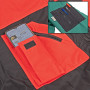 Celoroční pracovní bunda 4v1, zelená/oranžová, XXXXL