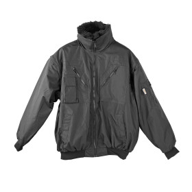 Celoroční pracovní bunda 4v1, černá, XXXXL