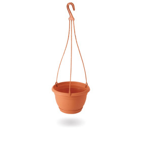 Květináč AGRO zavěsný s hákem 18 cm terakota