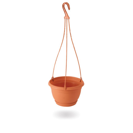 Květináč AGRO zavěsný s hákem 18 cm terakota