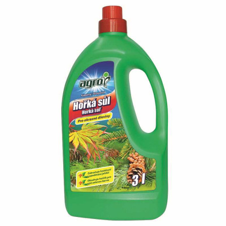 Kapalné minerální hnojivo Hořká sůl pro okrasné dřeviny 3 L