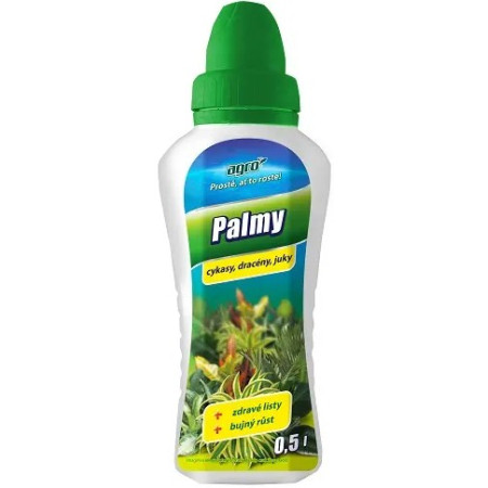 Kapalné hnojivo pro palmy a zelené rostliny 0,5 L