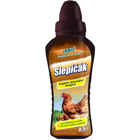 Kapalné organicko-minerální hnojivo Slepačince 0,5 L