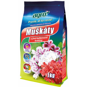 Organicko-minerální hnojivo na muškáty 1 kg