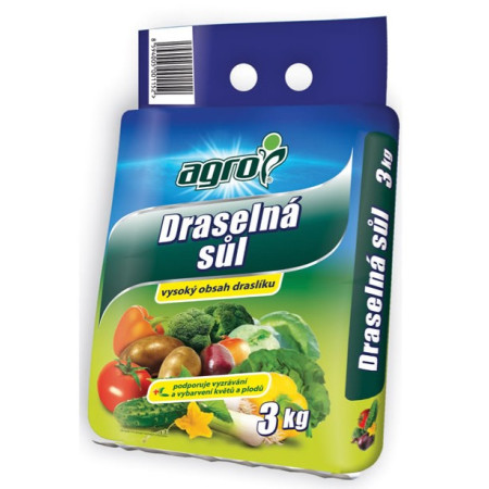 Minerální hnojivo Draselná sůl 3 kg