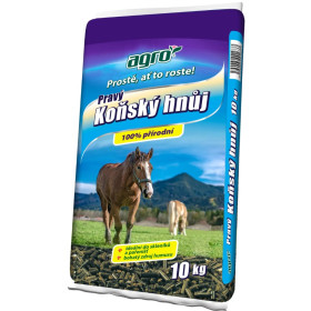 Pravý koňský hnůj granulovaný 10 kg