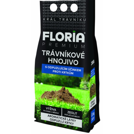 Trávníkové hnojivo s odpuzujícím účinkem proti krtkům 7,5 kg