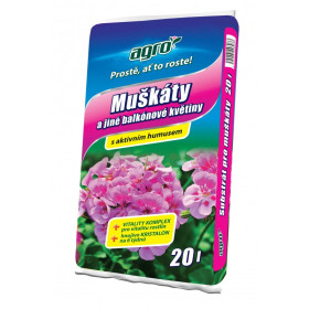 Substrát na muškáty a jiné balkonové květiny 20 L