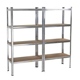Bezšroubový regál 8P 65 kg 160x160x40 cm Twin