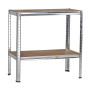 Bezšroubový regál 8P 65 kg 160x160x40 cm Twin