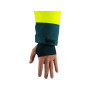 Bunda CXS BEDFORD WINTER, výstražná, zimní, pánská, softshell, žluto-petrolová, vel. 2XL
