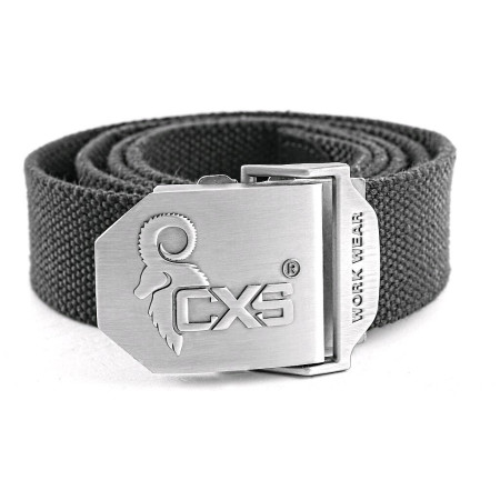 Opasek CXS NAVAH, černý, 4 cm, 125cm, textilní, spona s logem CXS