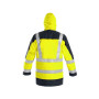 Bunda CXS LONDON, výstražná, 5 V 1, pánská, žluto-modrá, vel. 3XL