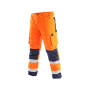 Kalhoty CXS CARDIFF, výstražné, zateplené, pánské, oranžové, vel. 3XL