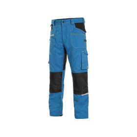 Kalhoty CXS STRETCH, pánské, středně modré-černé, vel. 54