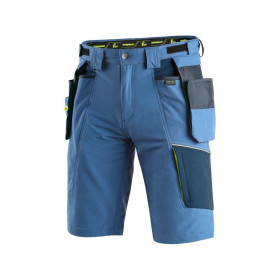 Kraťasy CXS NAOS pánské, modro-modré, HV žluté doplňky, vel. 52