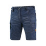 Kraťasy jeans CXS MURET, pánské, modro-černé, vel. 54