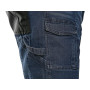 Kraťasy jeans CXS MURET, pánské, modro-černé, vel. 54
