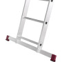 Hliníkový žebřík třídílný CORDA 3x7 příček, 150 kg