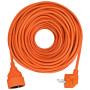 Prodlužovací kabel 20 m s 1 zásuvkou, oranžový