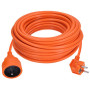 Prodlužovací kabel 20 m s 1 zásuvkou, oranžový