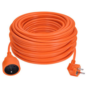 Prodlužovací kabel 40 m s 1 zásuvkou, oranžový