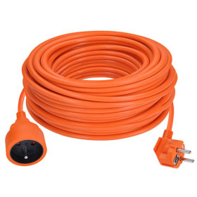 Prodlužovací kabel 30 m s 1 zásuvkou, oranžový