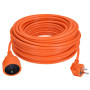 Prodlužovací kabel 30 m s 1 zásuvkou, oranžový