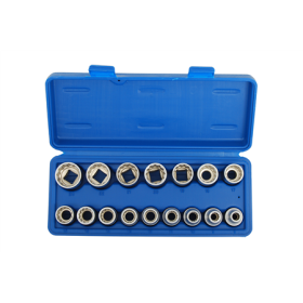 Nástrčkové klíče 12-hran 1/2" 8-24 mm, 16-dílná sada