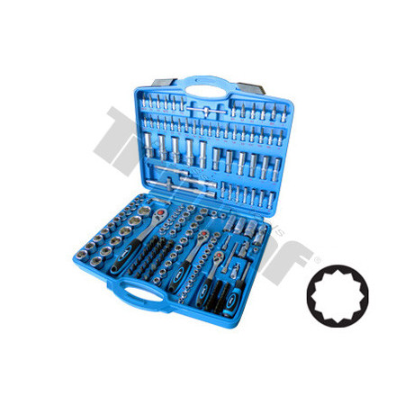 Gola sada 12-hran 1/4", 3/8", 1/2", 171 dílů