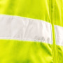 Pracovní bunda výstražná, softshell s kapucí, žlutá, velikost XL