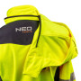 Pracovní bunda výstražná, softshell s kapucí, žlutá, velikost XL