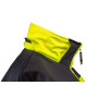 Pracovní bunda výstražná, softshell s kapucí, žlutá, velikost XL