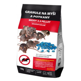 Modré granule na myši a krysy Brody 150 g