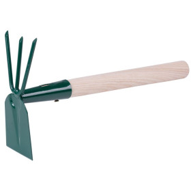 Krátká motyčka 25 cm FED 002/250, plochá-trojzub