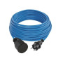 Speciální prodlužovací kabel 1,5mm2 Weatherproof IP44, 20 m, modrý