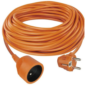 Prodlužovací kabel 30 m s 1 zásuvkou, oranžový