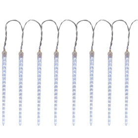 Vánoční řetěz Icicle, 288x LED studená bílá, 8 rampouchů