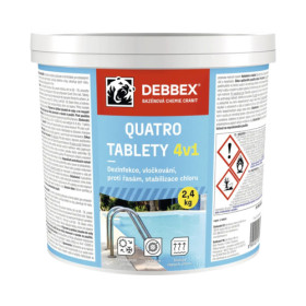 Bazénová chemie Cranit Quatro tablety 4v1, 2,4 kg