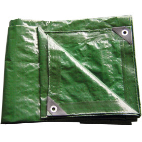 Zakrývací plachta 210 g/m2, 2x3 m, zelená