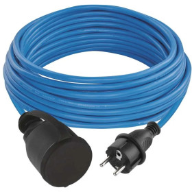 Speciální prodlužovací kabel 1,5mm2 Weatherproof IP44, 10 m, modrý