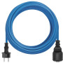 Speciální prodlužovací kabel 1,5mm2 Weatherproof IP44, 10 m, modrý
