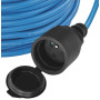 Speciální prodlužovací kabel 1,5mm2 Weatherproof IP44, 10 m, modrý