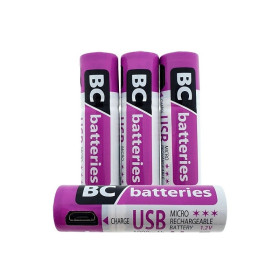 Tužkové baterie AA 1,2 V nabíjecí, 1000 mAh, 4 ks